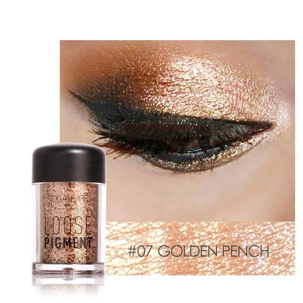 FOCALLURE Pearl Loose Eyeshadow Metallic Highlight Shimmer Pigment Powder Eye Shadow Eyes Makeup Cosmetic