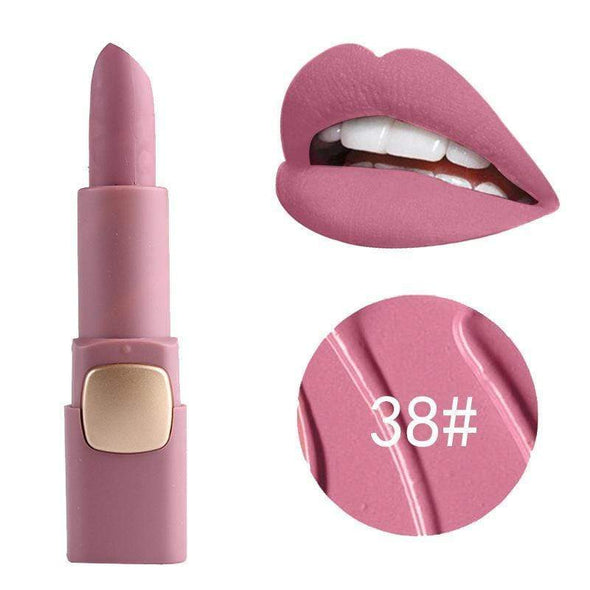 MISS ROSE 1Pc Matte Lip Stick Makeup Long Lasting Lips Moisturizing Cosmetics