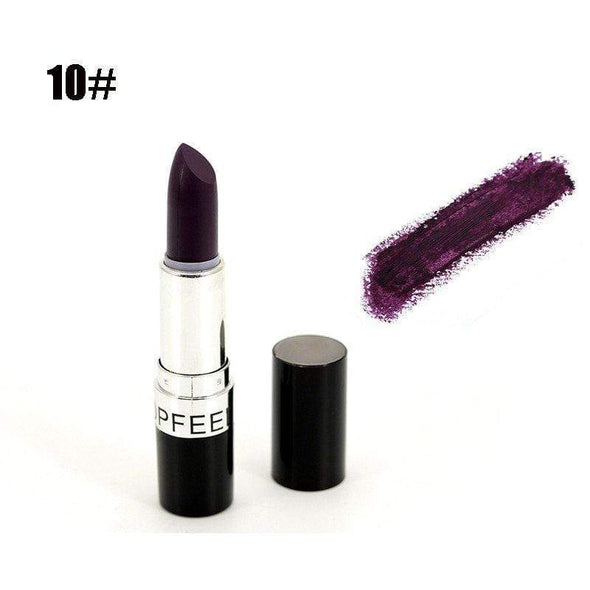 20 Colors Lip Nude Bright Stick Vampire Black Purple Lipstick Exaggerated Color Makeup Comestic