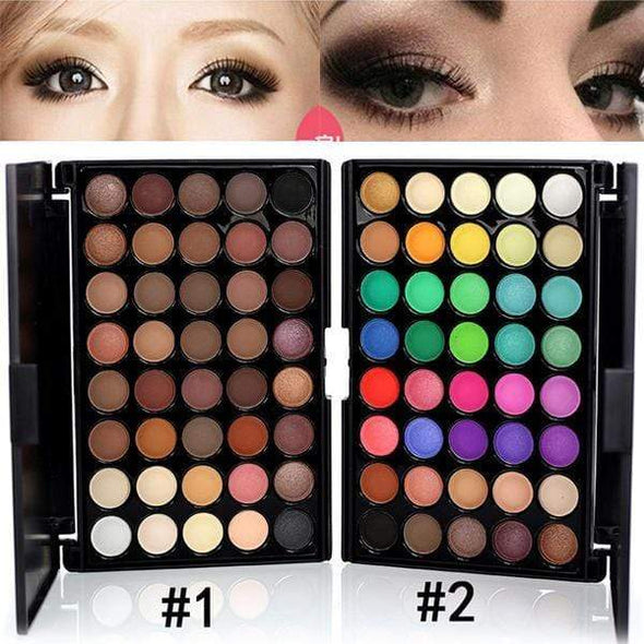 Banggood 40 Colors Mini Eye Shadow Palette Set Kit Glitter Shimmer Cosmetic Portable Eye Makeup