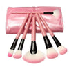 LuckyFine 32pcs Makeup Brushes Set Professional Cosmetic Brush Set Pink Eyeshadow Eyebrow Blush