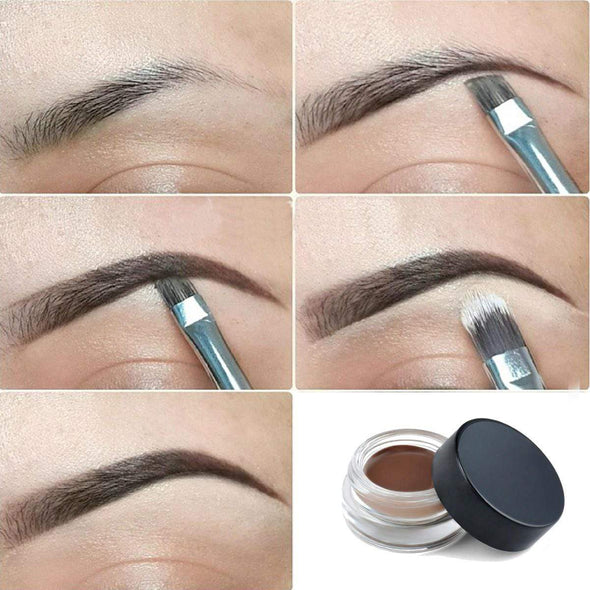 4 Colors Pomade Eyebrow Dyed Cream Makeup Cosmetic Long Lasting Waterproof