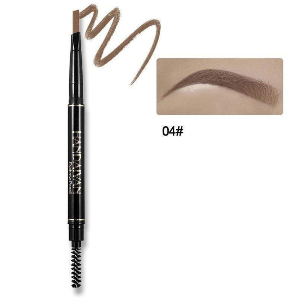 5 Colors Double Head Eyebrow Pencil Eyebrow Brush Eyebrow Pen Makeup Long-Lasting Waterproof