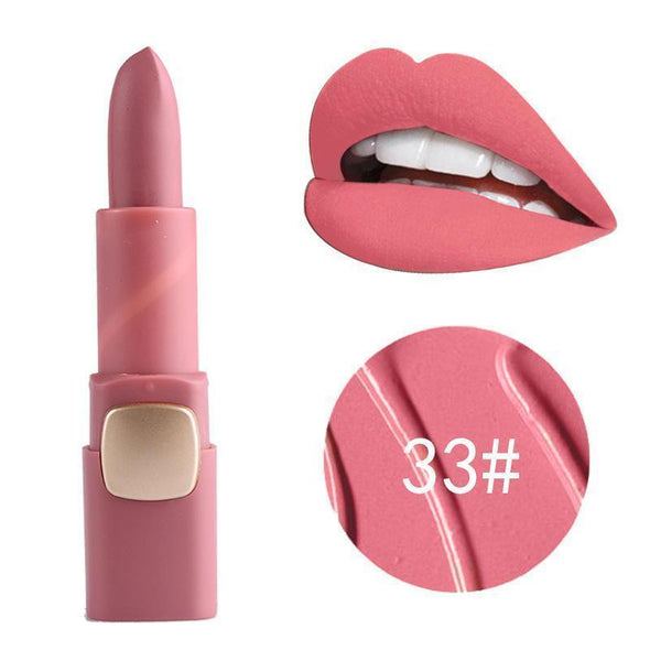 MISS ROSE 1Pc Matte Lip Stick Makeup Long Lasting Lips Moisturizing Cosmetics